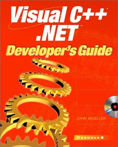 Tapa de Visual C++ .NET developer's guide