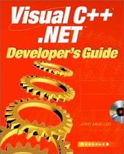 Tapa de Visual C++ .NET developer's guide