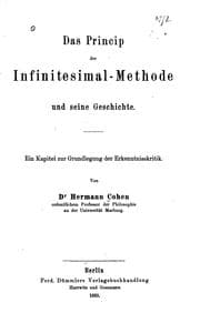Tapa de Das Princip der infinitesmal-methode und seine Geschichte: Ein Kapitel zur Grundlegung der ..