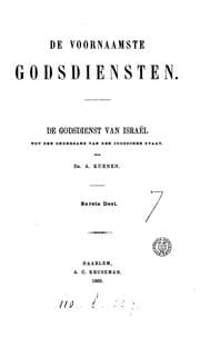 Tapa de De godsdienst van Israël tot den ondergang van den Joodschen Staat. (De voornaamste godsdiensten)