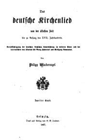 Tapa de Das deutsche Kirchenlied: Von der ältesten Zeit bis zu Anfang des XVII Jahrhunderts