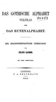 Tapa de Das gothische Alphabet Vulfilas und das Runenalphabet: Vulfilas und das Runenalphabet: Eine ..
