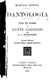 Tapa de Dantologia. Vita Ed Opere Di Dante