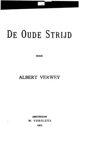 Tapa de De oude strijd