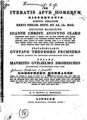 Tapa de De iteratis apud Homerum dissertatio