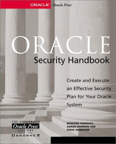 Tapa de Oracle security handbook