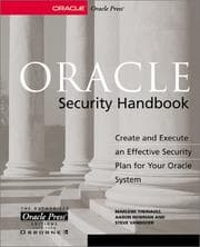 Tapa de Oracle security handbook