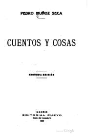 Tapa de Cuentos y cosas