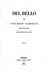 Tapa de Del bello, per Vincenzo Gioberti