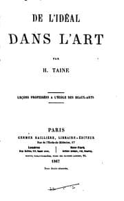 Tapa de De l'idéal dans l'art