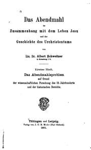 Tapa de Das Abendmahl im Zusammenhang mit dem Leben Jesu und der Geschichte des Urchristentums
