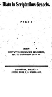 Tapa de De hiatu in oratoribus Atticus et historicis Graecis