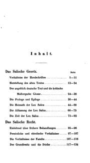 Tapa de Das alte Recht der salischen Franken
