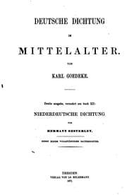 Tapa de Deutsche Dichtung im Mittelalter