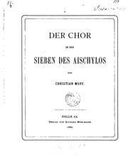 Tapa de Der Chor in den Sieben des Aischylos