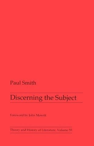 Tapa de Discerning the subject
