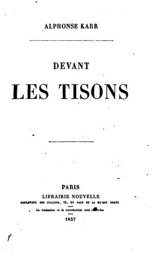 Tapa de Devant les tisons