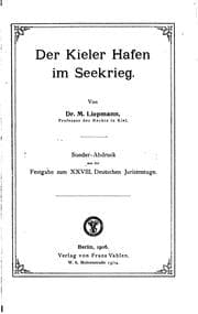 Tapa de Der Kieler Hafen im Seekrieg