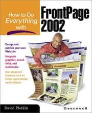 Tapa de How to Do Everything with Frontpage 2002 (How to Do Everything)