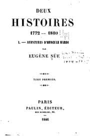 Tapa de Deux histoires 1772-1810