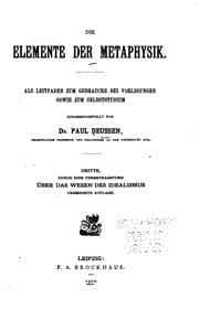 Tapa de Die Elemente der Metaphysik: Als Leitfaden zum Gebrauche bei Vorlesungen ..