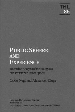 Tapa de Public sphere and experience