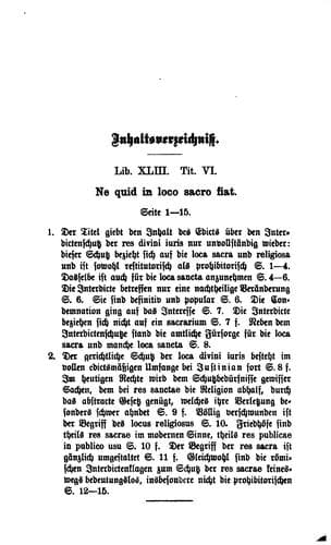 Tapa de Die Interdicte zum Schutze des Gemeingebrauches