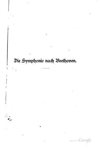 Tapa de Die Symphonie nach Beethoven