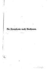 Tapa de Die Symphonie nach Beethoven