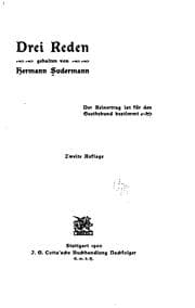 Tapa de Drei reden gehalten
