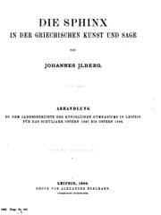 Tapa de Die Sphinx in der griechischen Kunst und sage