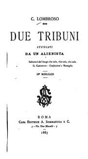 Tapa de Due tribuni studiati da un alienista