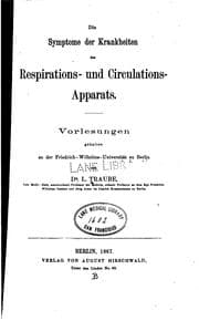 Tapa de Die Symptome der Krankheiten des Respirations- und Circulations-Apparats