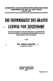 Tapa de Die Frömmigkeit des Grafen Ludwig von Zinzendorf: Ein psychoanalytischer ..