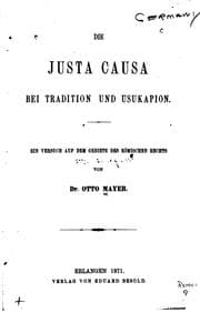 Tapa de Die Justa Causa bei Tradition und Usukapion