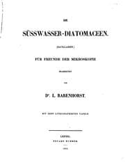Tapa de Die Süsswasser-diatomaceen.(bacillarien.) für Freunde der Mikroskopie