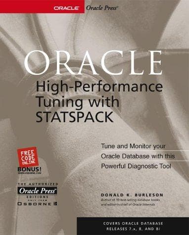 Tapa de Oracle high-performance tuning with STATSPACK