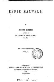 Tapa de Effie Maxwell