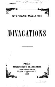 Tapa de Divagations: avec une preʹface de E.M. Souffrin