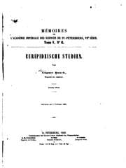 Tapa de Euripideische Studien
