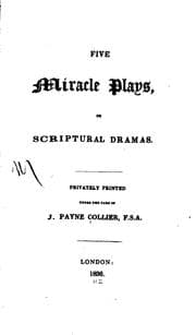 Tapa de Five Miracle Plays, Or Scriptural Dramas