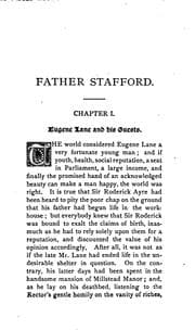 Tapa de Father Stafford :A Lover's fate and a friend's Counsel