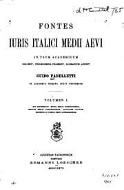 Tapa de Fontes iuris italici medii aevi: in usum academicum