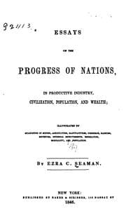 Tapa de Essays on the Progress of Nations: In Productive Industry, Civilization ..