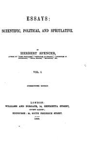 Tapa de Essays, Scientific, Political and Speculative: Scientific, Political, and ..