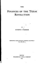 Tapa de The Finances of the Texas Revolution