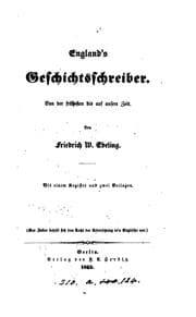 Tapa de England's Geschichtsschreiber von der frühesten bis auf unsere Zeit