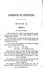 Tapa de Elements of Surveying and Navigation: With Descriptions of the Instruments ..