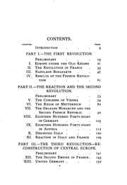 Tapa de Europe in the nineteenth century