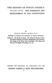 Tapa de The formation and development of the Constitution